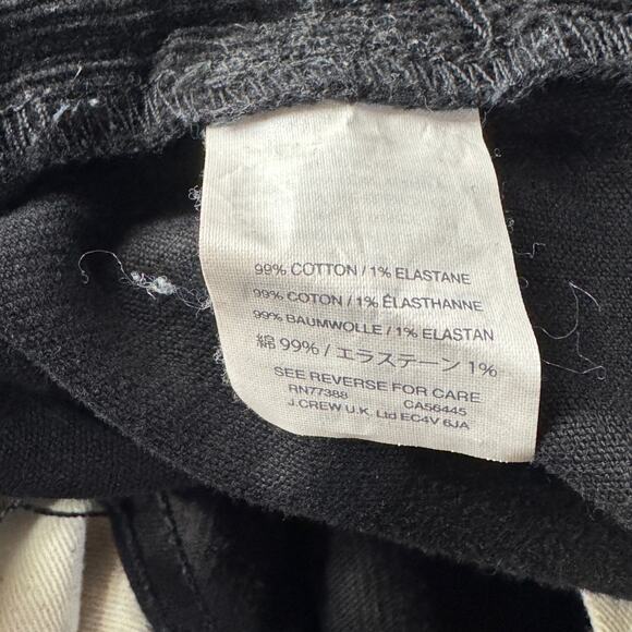 J. Crew Mens SZ W31xL32 Slim Corduroy Pants Style 484 Narrow Leg Pockets Stretch - Picture 9 of 10